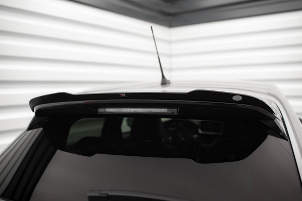 Spoiler CAP V.2 Für Peugeot 208 Mk2 Schwarz Hochglanz