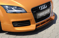 Rieger Spoilerschwert carbon look für Audi TT (8J) Coupé 09.06-06.10 (bis Facelift) Ausführung: Schwarz matt