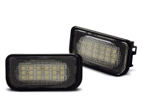 Kennzeichen LED-Leuchten passend für Mercedes W203 Limousine 07/2000–2007 Kennzeichen LED-Leuchten passend für Mercedes W203 Limousine 07/2000–2007