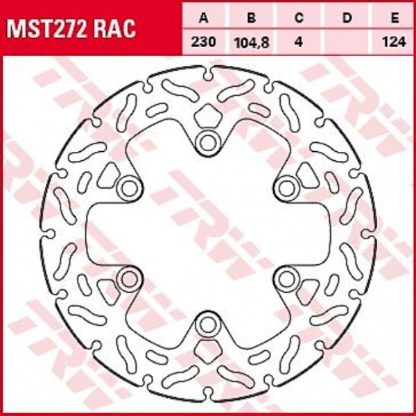 Bremsscheibe starr MST272RAC