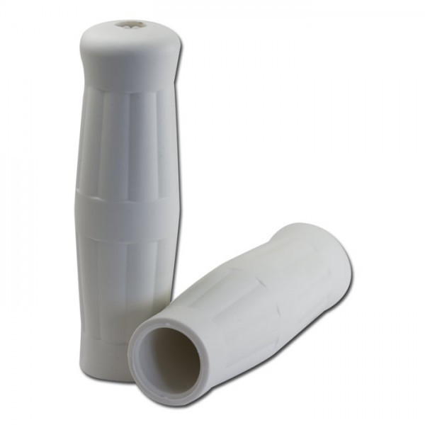 Griffgummi "Bobber" 7/8 Zoll (22mm) weiß – geschlossenes Ende, Länge 130mm