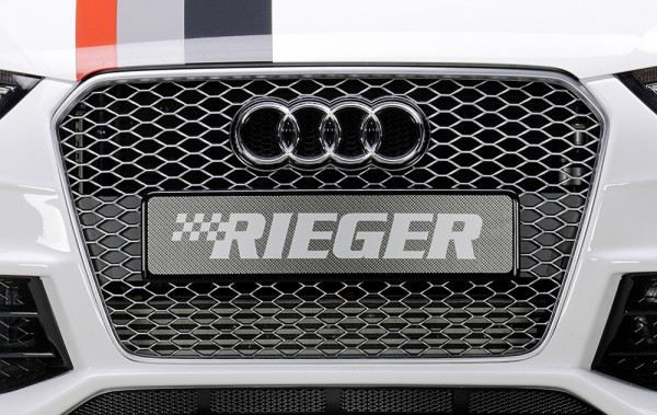 Kühlergrill Audi RS4 (B8), gun-metal für Audi RS4 (B8) Avant 09.12- (ab Facelift)