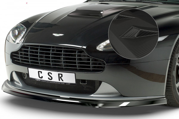 Cup-Spoilerlippe mit ABE für Aston Martin Vantage CSL392-M Carbon Look Matt