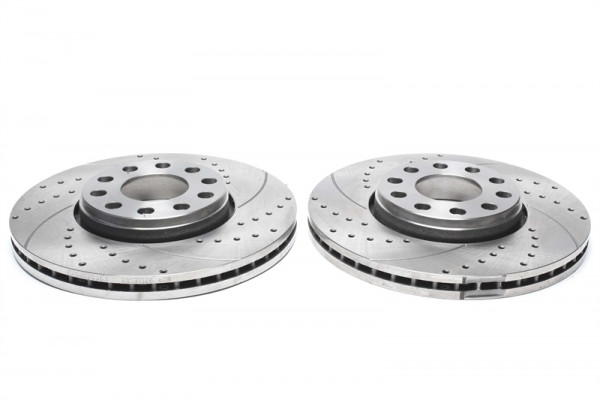 TA Technix Sport Bremsscheiben Satz Vorderachse passend für Skoda Superb / VW Passat 3B