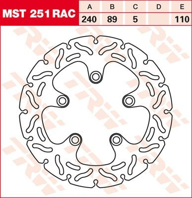 Bremsscheibe starr MST251RAC