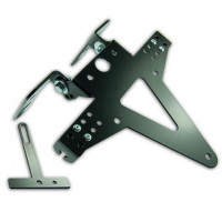 Kennzeichenhalter passend für Kawasaki ZX-10R 04-05 verstellbar schwarz inkl. Reflektorhalter Kennzeichenhalter passend für Kawasaki ZX-10R 04-05 verstellbar schwarz inkl. Reflektorhalter