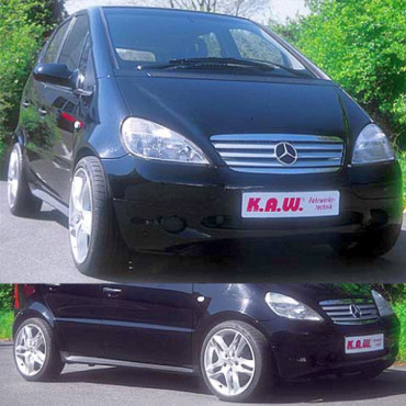 K.A.W. PlusKit Sportfahrwerk für Mercedes A-Klasse W168 ab 07/1997 bis 08/2004