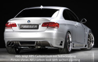 Rieger Heckansatz matt schwarz für BMW 3er E92 Coupé 09.06-02.10 (bis Facelift)