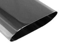 FOX Anschweißendrohr Typ 50 Edelstahl 150x70 mm flachoval, 30° abgeschrägt, ohne Absorber FOX Anschweißendrohr Typ 50 Edelstahl 150x70 mm flachoval, 30° abgeschrägt, ohne Absorber