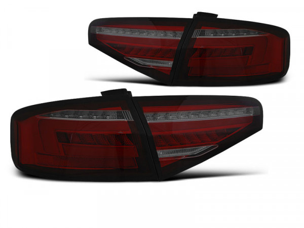 LED BAR Rücklichter rot getönt dynamische Blinker passend für Audi A4 B8 12-15 Limousine Oem Bulb