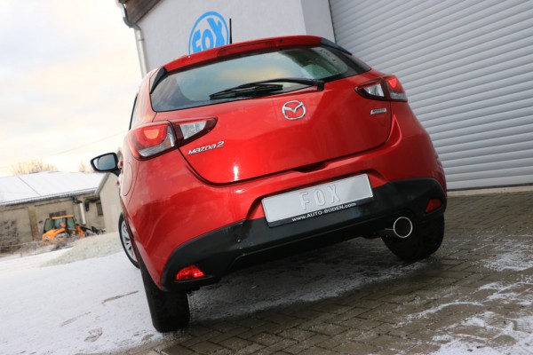 FOX Endschalldämpfer passend für Mazda 2 DL/DJ - 1x100 Typ 12