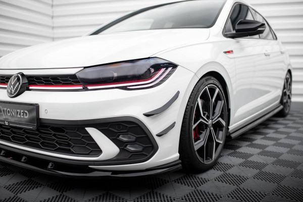 Stoßstangen Flaps Wings vorne passend für VW Polo GTI Mk6 Facelift