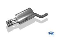 FOX Endschalldämpfer Ø70mm 2x80 Typ 12 passend für Mercedes E-Klasse 124 FOX Endschalldämpfer Ø70mm 2x80 Typ 12 passend für Mercedes E-Klasse 124