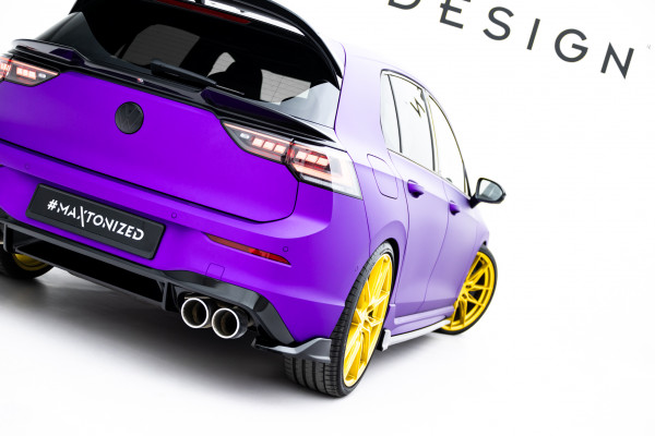 Heck Ansatz Flaps Diffusor V.7 passend für VW Golf R Mk8 / Mk8 Facelift
