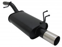 Novus Sportauspuff passend für Ford Fiesta MK6 JH / JD 1x76mm RL-Design Novus Sportauspuff passend für Ford Fiesta MK6 JH / JD 1x76mm RL-Design