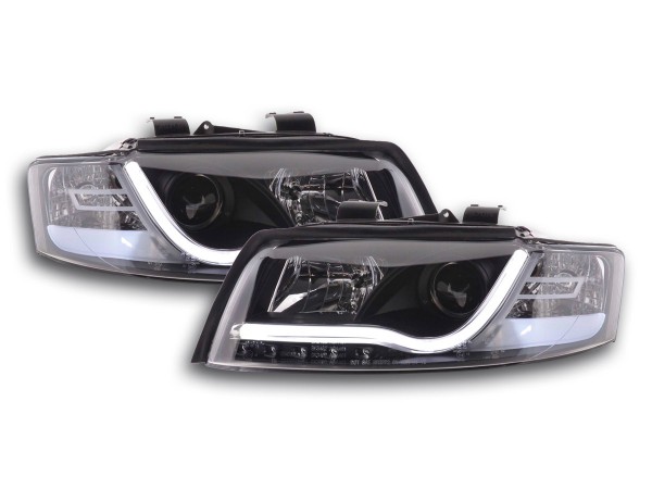 Scheinwerfer Set Daylight LED TFL-Optik Audi A4 B6 8E Bj. 01-04 schwarz
