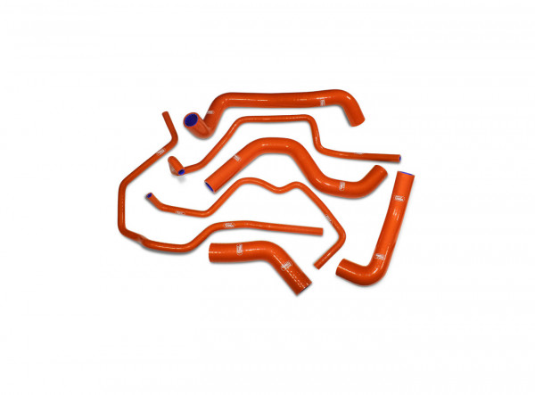 SAMCO SPORT Siliconschlauch Kit orange passend für Triumph Street Triple 660 und 765 (2017-2024)