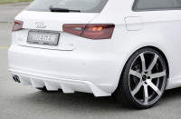 Rieger Heckeinsatz matt schwarz für Audi A3 (8V) 5-tür. (Sportback 8VA) 07.12-08.16 (bis Facelift) Ausführung: Schwarz matt