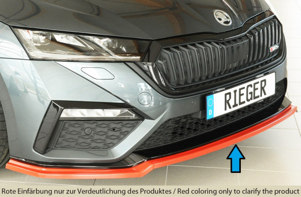 Rieger Spoilerschwert matt schwarz für Skoda Octavia RS (NX) Lim. 07.20-