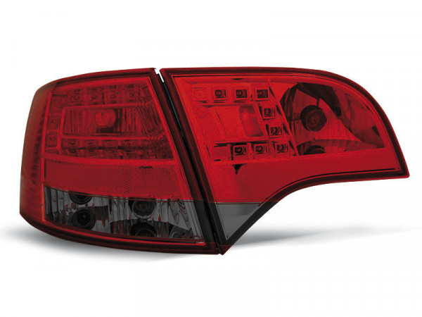 LED Rücklichter rot getönt passend für Audi A4 B7 11.04-03.08 Avant