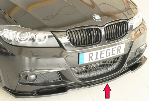 Rieger Spoilerschwert glanz schwarz für BMW 3er E91 Touring 09.08- (ab Facelift) LCI