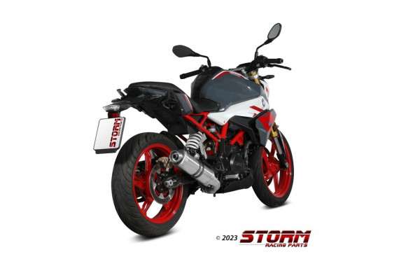 Storm by MIVV GP Edelstahl Endschalldämpfer passend für BMW G 310 R 18-23