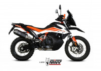 MIVV Speed Edge Edelstahl Schwarz Endschalldämpfer passend für KTM 790-890 Adventure-R MIVV Speed Edge Edelstahl Schwarz Endschalldämpfer passend für KTM 790-890 Adventure-R