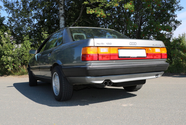 Audi 100 quattro Typ C3 Endschalldämpfer - 2x63 Typ 10 Kopie