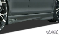 RDX Seitenschweller für MERCEDES C-Klasse W204 / S204 2011+ "GT4" Gitter: Alugitter silber