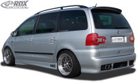 RDX Heckstoßstange für VW Sharan (2000+) & SEAT Alhambra (2000+) "GT4" Heckschürze Heck Gitter: Alugitter silber