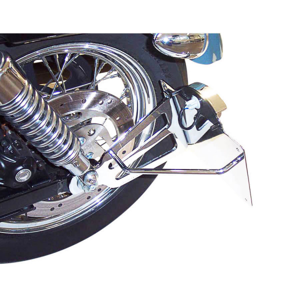 Burchard Excellence Seitlicher Kennzeichenhalter mit Teilegutachten, für Harley Davidson Sportster/X
