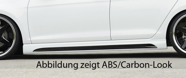 Rieger Seitenschweller links matt schwarz für Seat Leon Cupra (5F) 3-tür. (SC) 03.14-