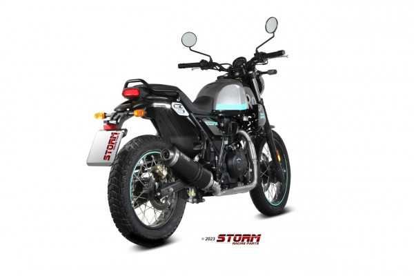 STORM by MIVV Oval Endschalldämpfer passend für Royal Enfield Himalayan & Scram 411