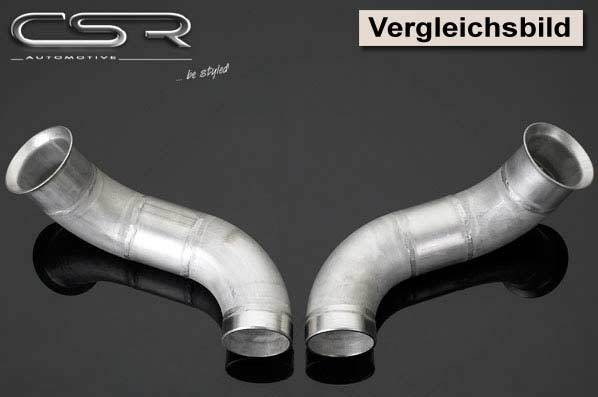 Umleitungsrohre für Endrohre für Porsche Turbo-Look Umbau ZB125