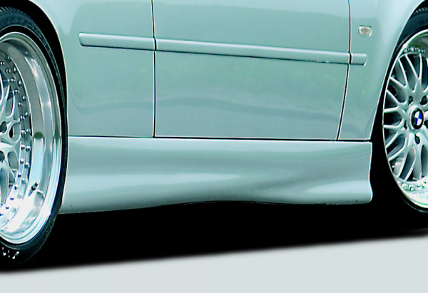 Rieger Seitenschweller rechts matt schwarz für BMW 3er E46 Touring 02.02- (ab Facelift)