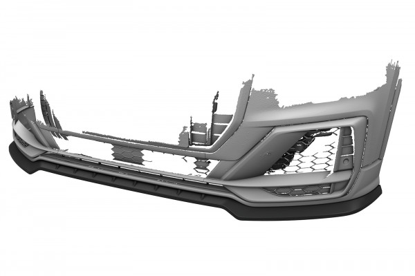 Cup-Spoilerlippe mit ABE für Audi SQ2 (GA) CSL839 Schwarz Strukturiert