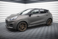 Seitenschweller Ansatz Für Ford Puma ST / ST-Line / Standard Mk1 Schwarz Hochglanz