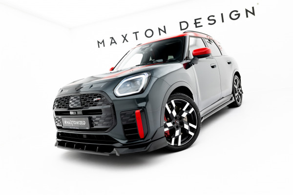 Front Ansatz Für Mini Countryman JCW U25 Schwarz Hochglanz