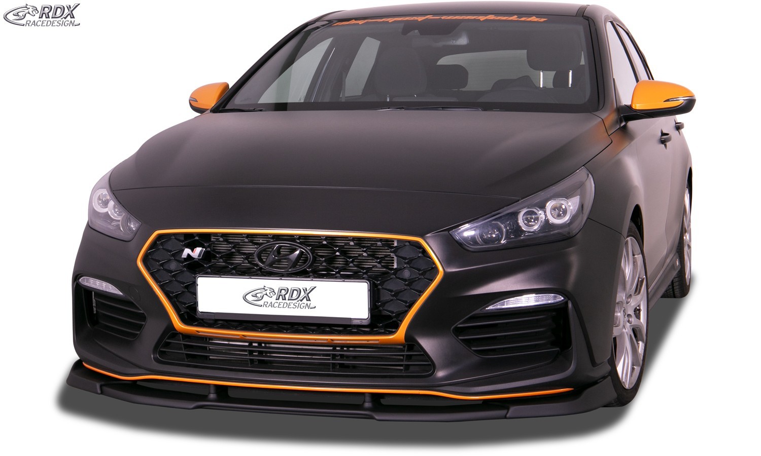 Performance Carbon Optik Spoilerschwert Frontspoiler aus ABS für Hyundai I30N