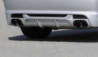 Rieger Heckeinsatz passend für BMW 3er E46 Cabrio (02/1998–12/2001) Ausführung: Schwarz matt