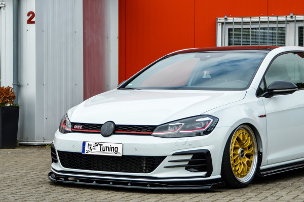 Spoilerschwert Frontspoiler mit Wing für VW Golf 7 GTI TCR