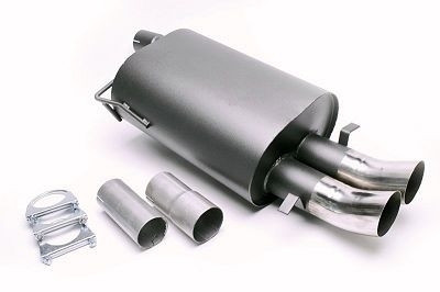 TA Technix Sportendschalldämpfer 2x76mm DTM passend für BMW 5er Serie E39