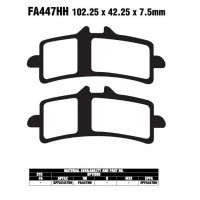 EBC FA447 HH Sinter Bremsbeläge passend für Aprilia, BMW, Ducati, MV Agusta EBC FA447 HH Sinter Bremsbeläge passend für Aprilia, BMW, Ducati, MV Agusta