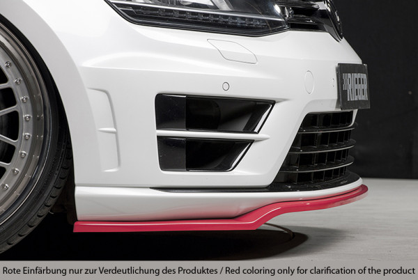Rieger Spoilerschwert nur für R / R-Line matt schwarz für VW Golf 7 R-Line 5-tür. 10.12-12.16 (bis F