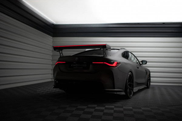 Carbon Spoiler With External Brackets Uprights + LED BMW M4 G82 / G82 Facelift / M440i / 4 M-Paket G
