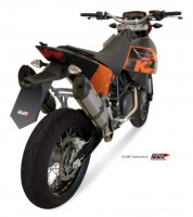 MIVV Suono Edelstahl Endschalldämpfer passend für KTM 690 SM 07-09 MIVV Suono Edelstahl Endschalldämpfer passend für KTM 690 SM 07-09