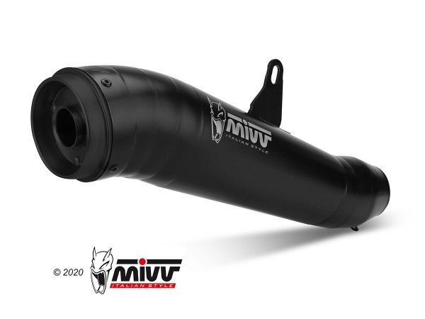 MIVV GHIBLI Black Steel Komplettanlage passend für Yamaha XSR 900 16-21