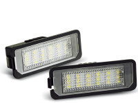 Kennzeichen LED-Leuchten passend für VW Golf IV, Golf V, Passat B6, Eos, Phaeton, New Beetle, Lupo, Kennzeichen LED-Leuchten passend für VW Golf IV, Golf V, Passat B6, Eos, Phaeton, New Beetle, Lupo,
