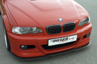 Rieger Spoilerschwert carbon look für BMW 3er E46 Lim. 02.98-12.01 (bis Facelift) Ausführung: Schwarz matt