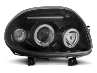 Angel Eyes Scheinwerfer schwarz passend für Renault Clio II (09/1998–05/2001) Angel Eyes Scheinwerfer schwarz passend für Renault Clio II (09/1998–05/2001)